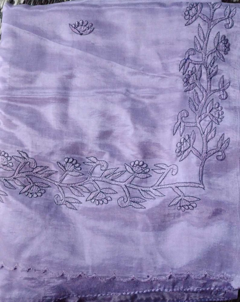 Elegant Lavender Saree