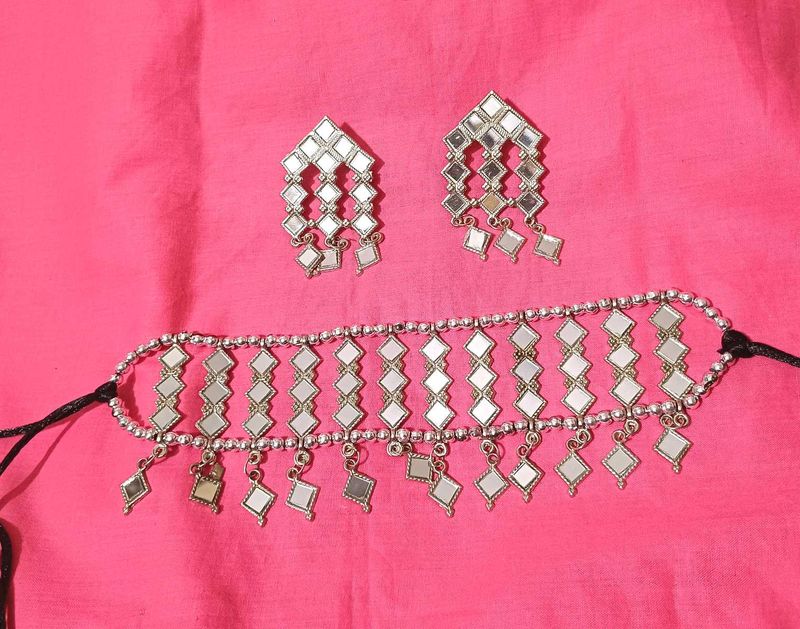💥🆕️ Mirror Necklace Set