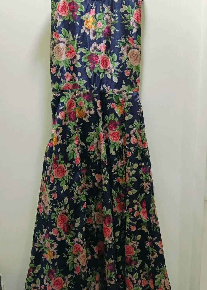 Floral Simple Ethnic Gown