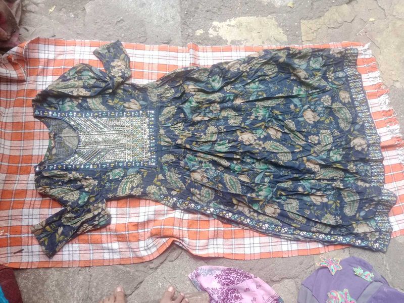 Floral Print Kurta