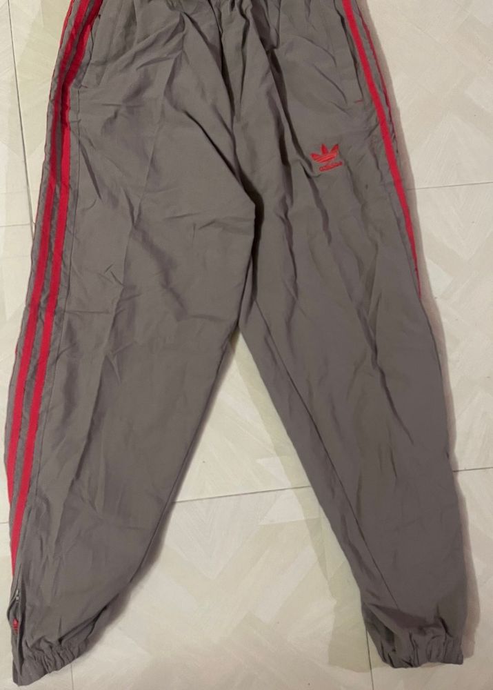 Track Pant With Red Stripes