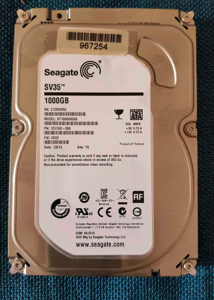 1 TB Sata Hardisk