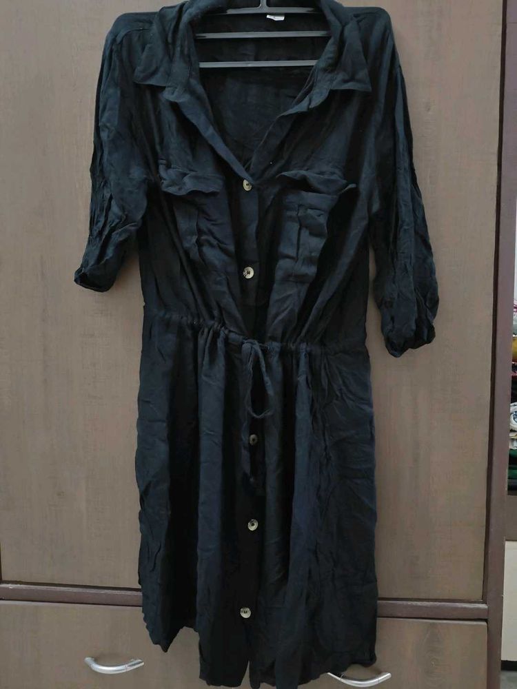 Button-Down Shirt Dress