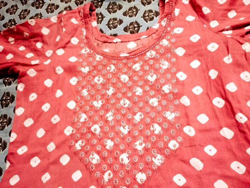 Full Heavy Work Ki Kurti Set