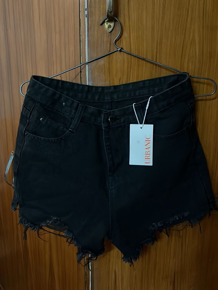 Black Urbanic Shorts | Brand New Without Tag
