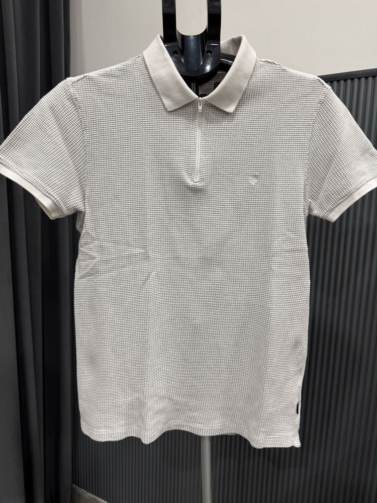 Jack &amp; Jones Textured Polo T-Shirt