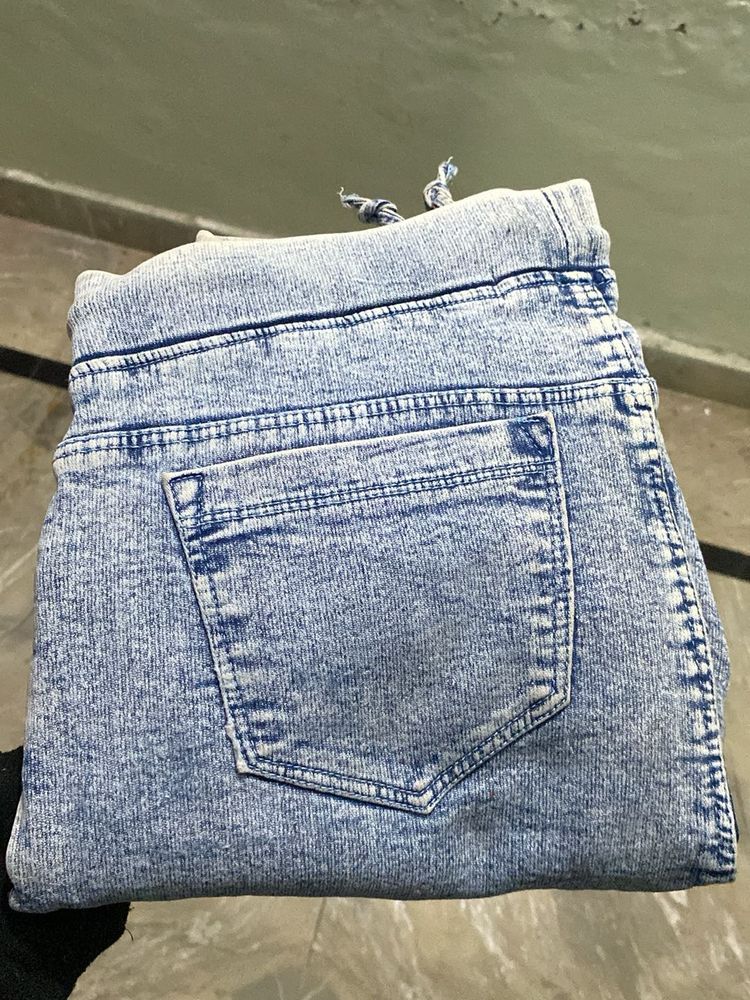 Acid Wash Denim Jeans