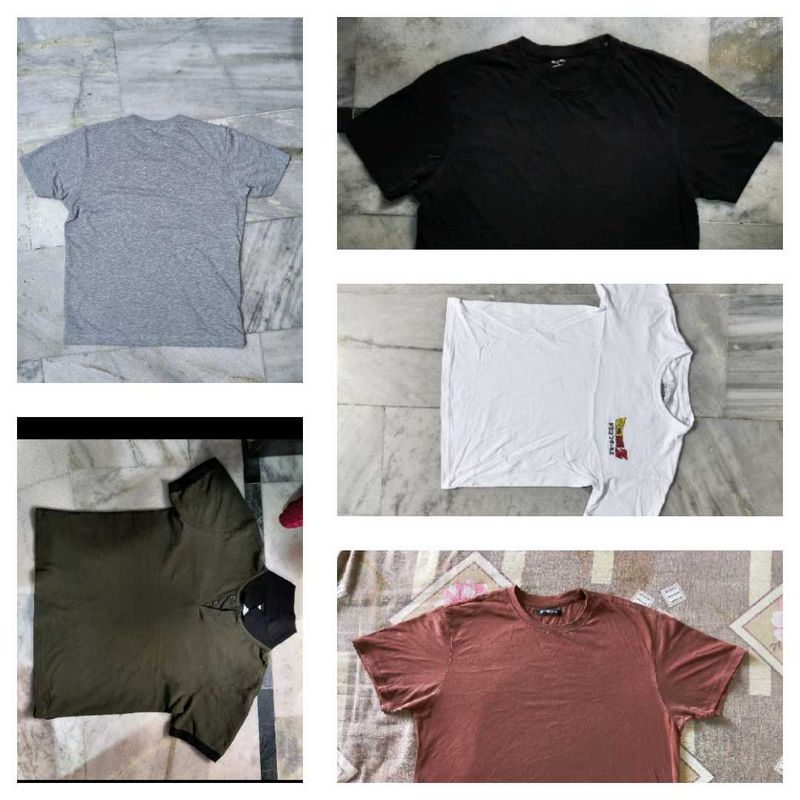 T-Shirt Bundle - Variety of Colors ( 5 t-shirt )