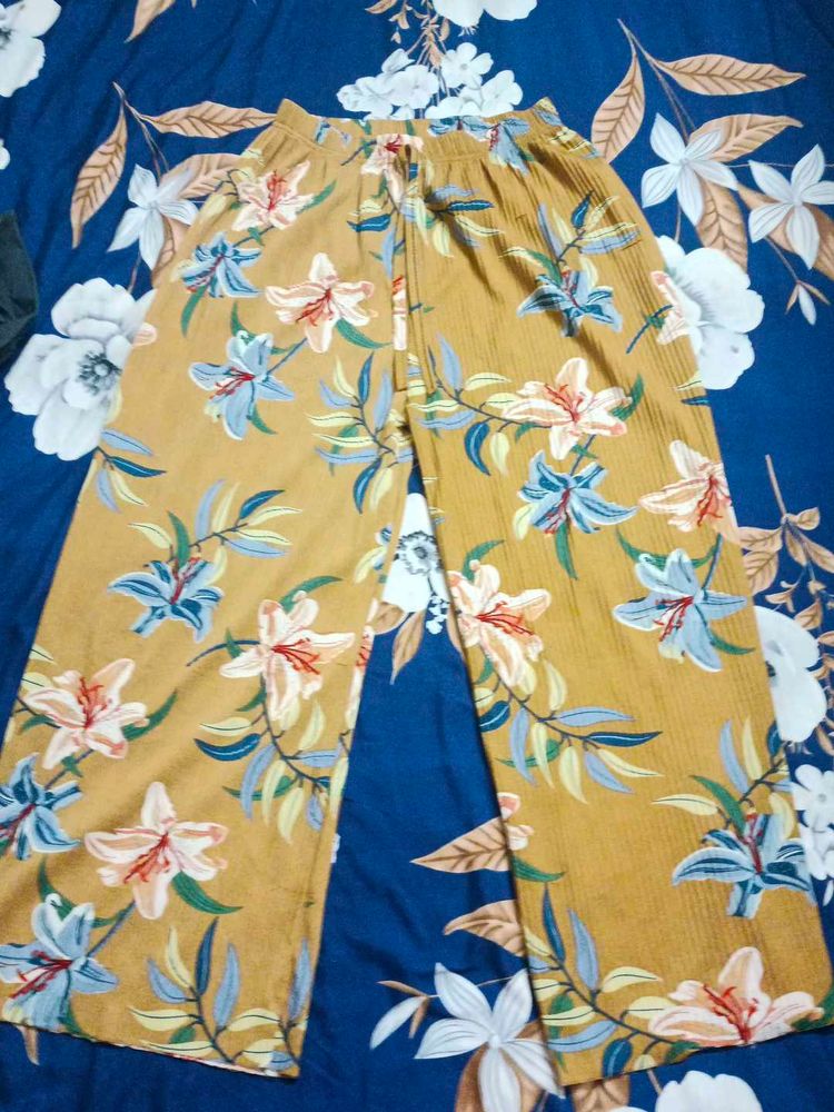 Floral Print Palazzo Pants
