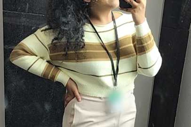 Striped Knit Sweater