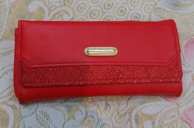 Red Glitter Wallet
