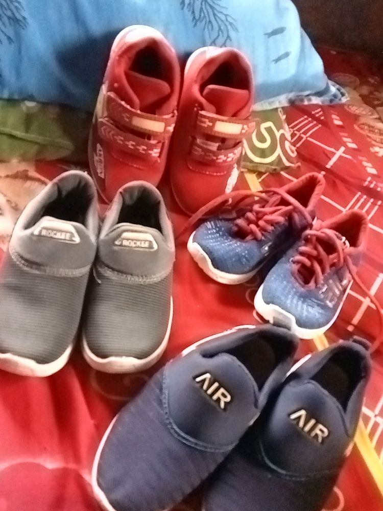 Shoes 4 Red blue grey