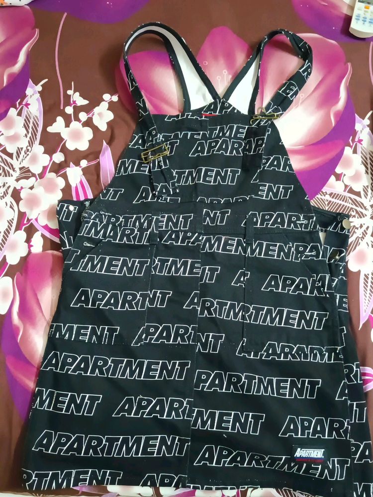 Denim Black Short Dungree