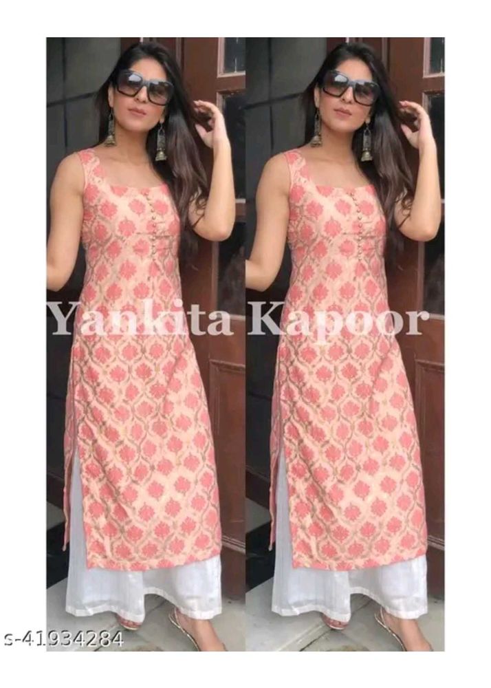 Elegant Printed Kurti Palazzo Set