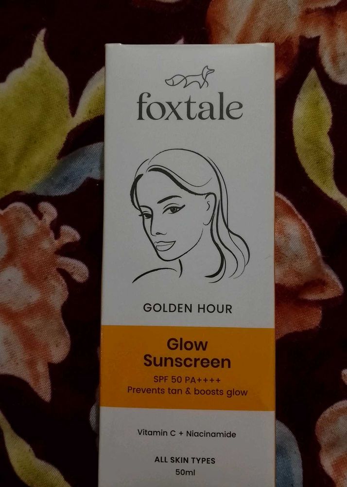 Foxtale Golden Hour Glow Sunscreen SPF 50