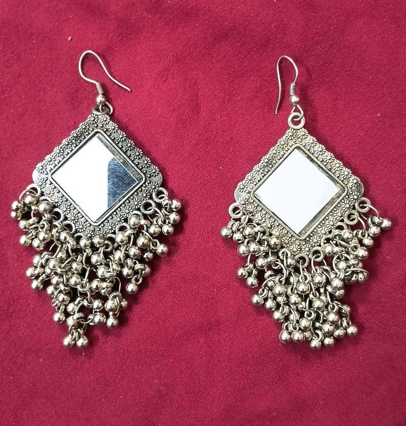 Mirror Dangle Earrings
