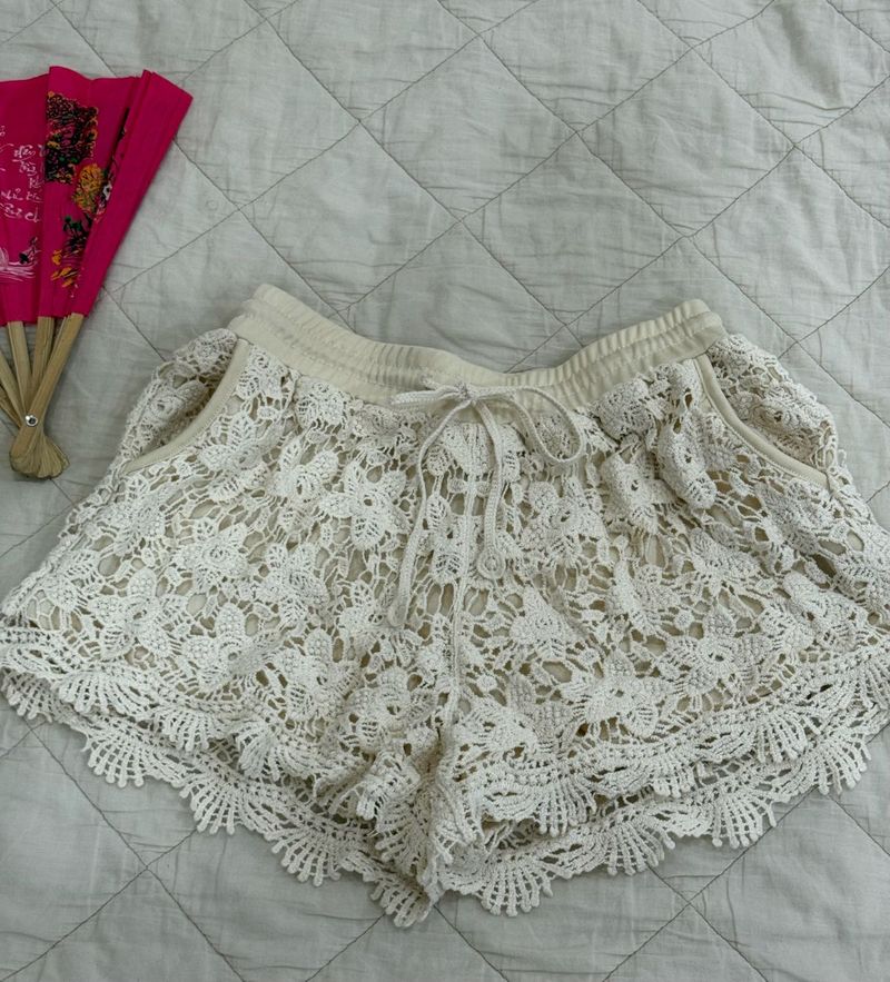 Crochet Lace Shorts