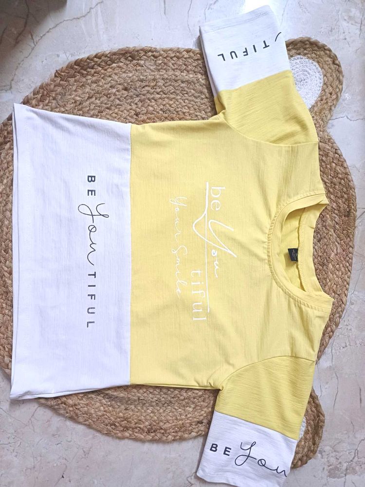 Color Block Graphic Tee