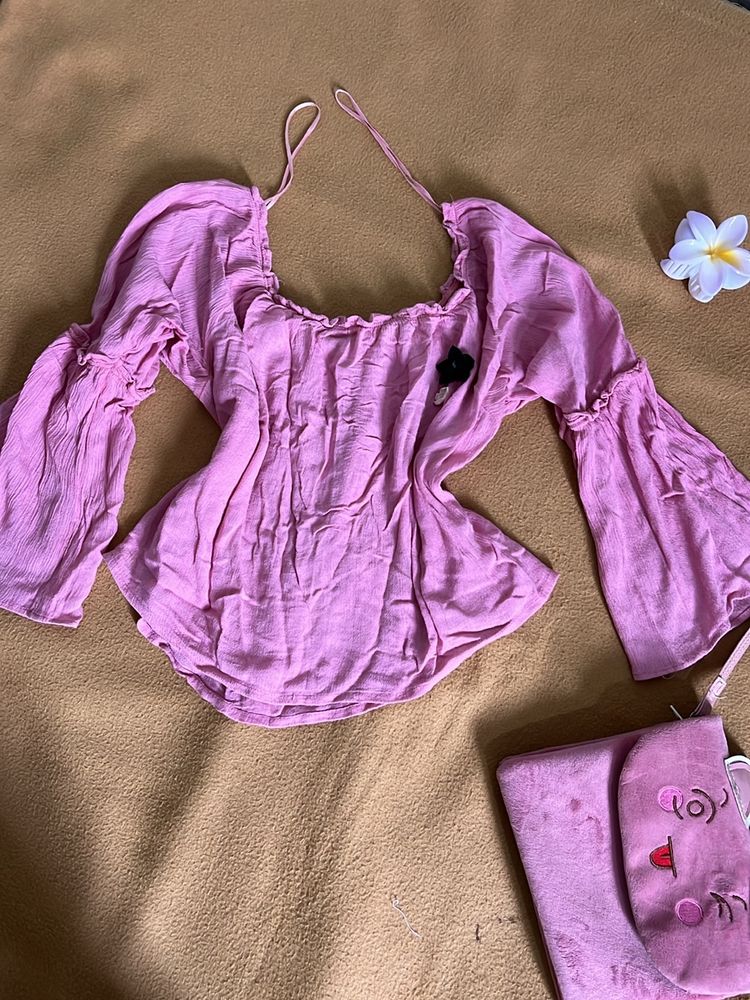 Pink Y2K Top
