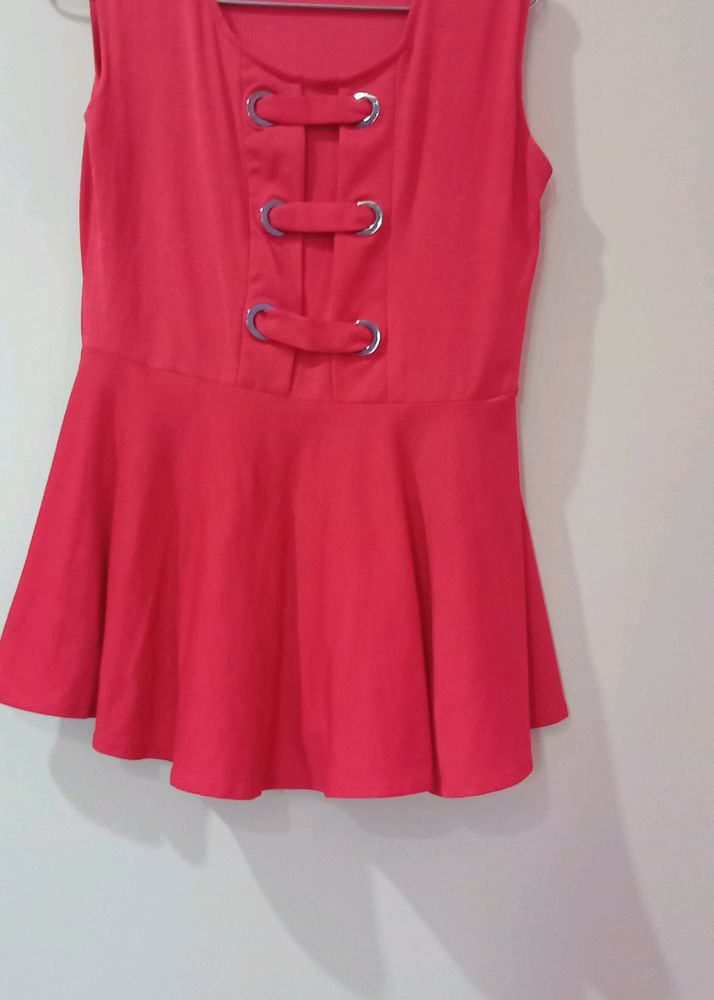Pink Sleeveless Top