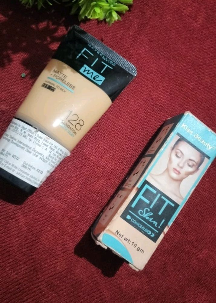 Fitme Foundation And Kissbeauty Concealer