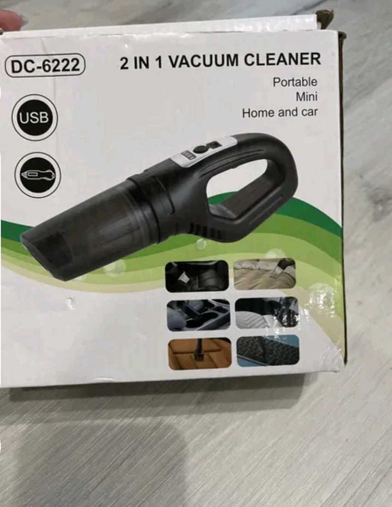 2 in 1 Portable Mini Vacuum Cleaner