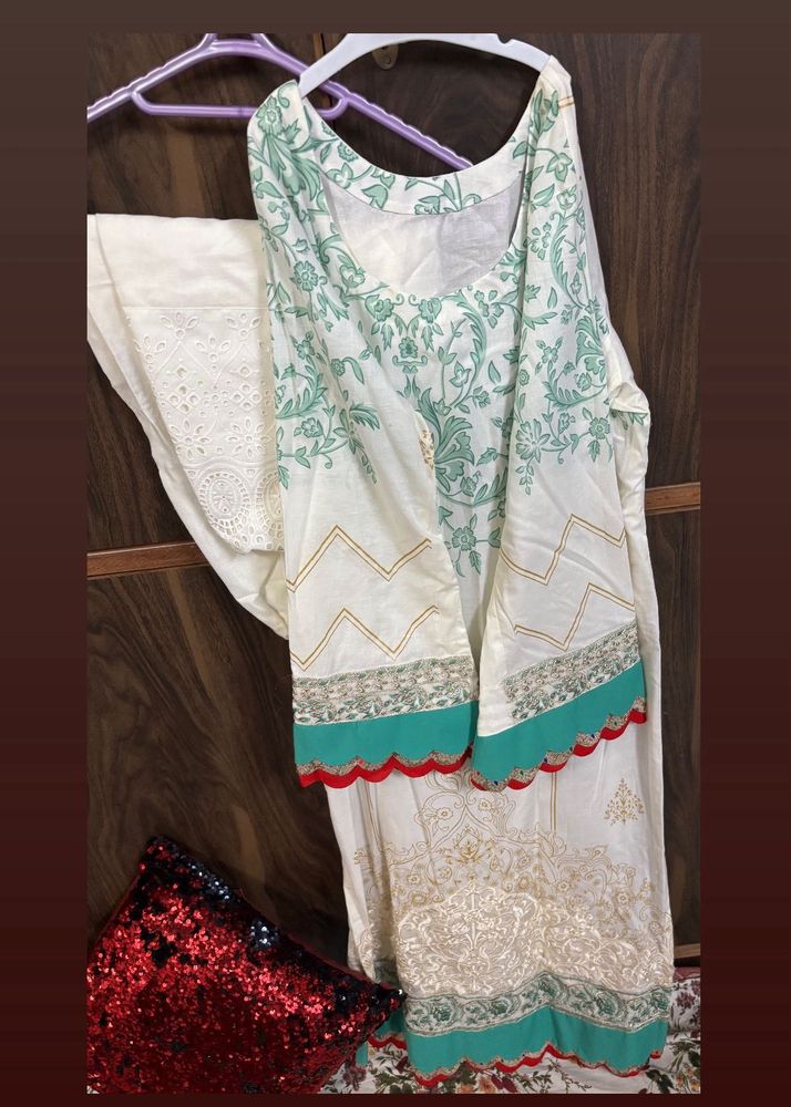 Elegant Embroidered Kurta Set