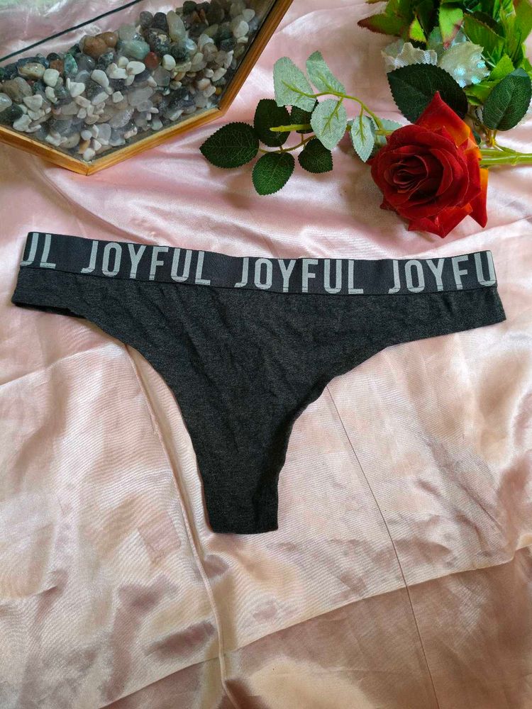 Joyful Gray Thong
