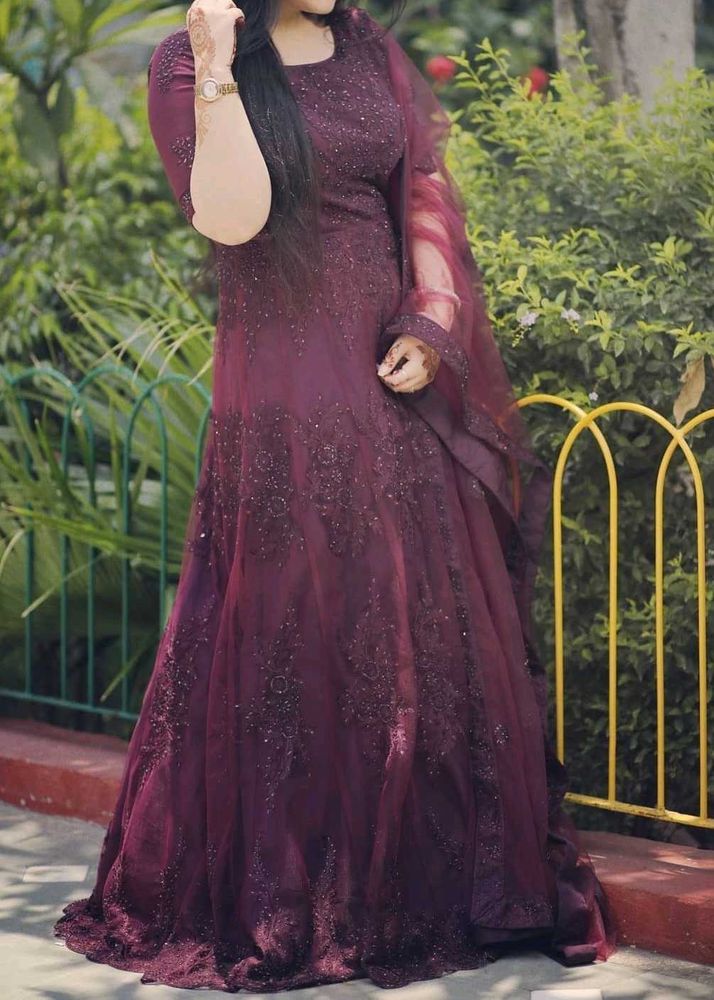 Heavy Wedding One Piece With Dupatta