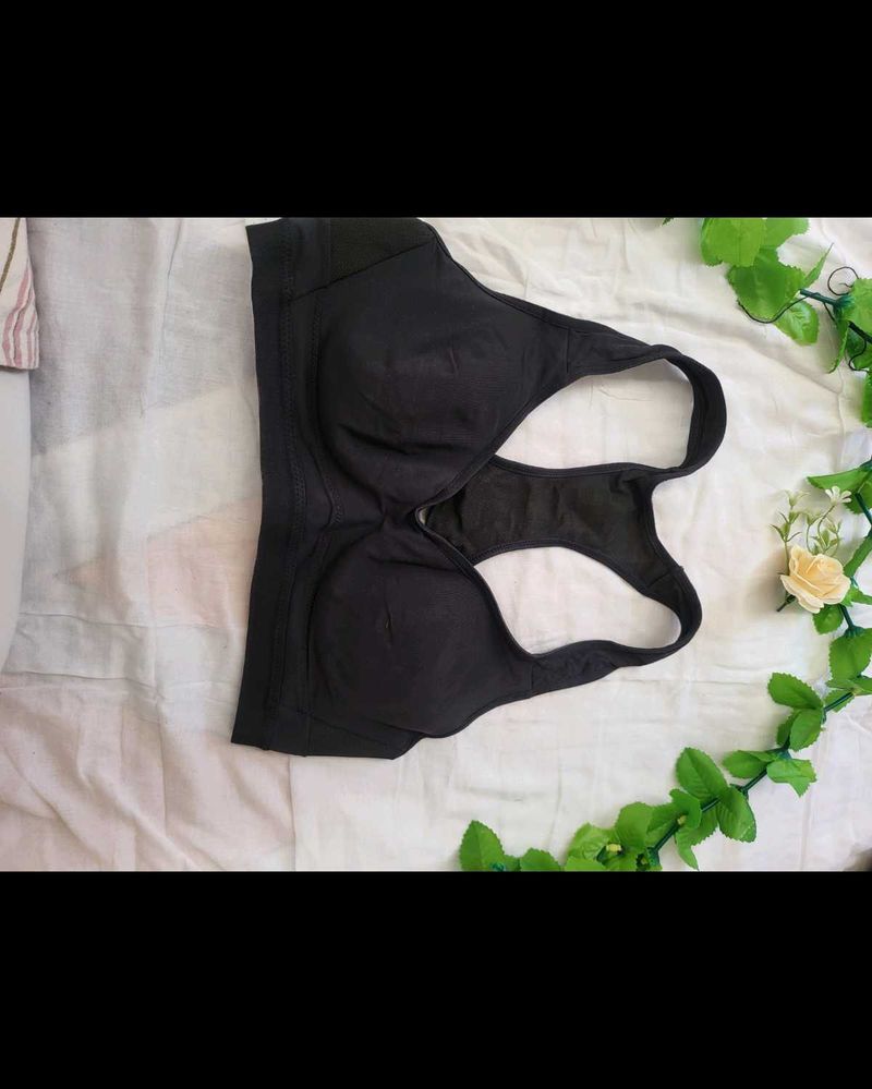 Black Sports Bra