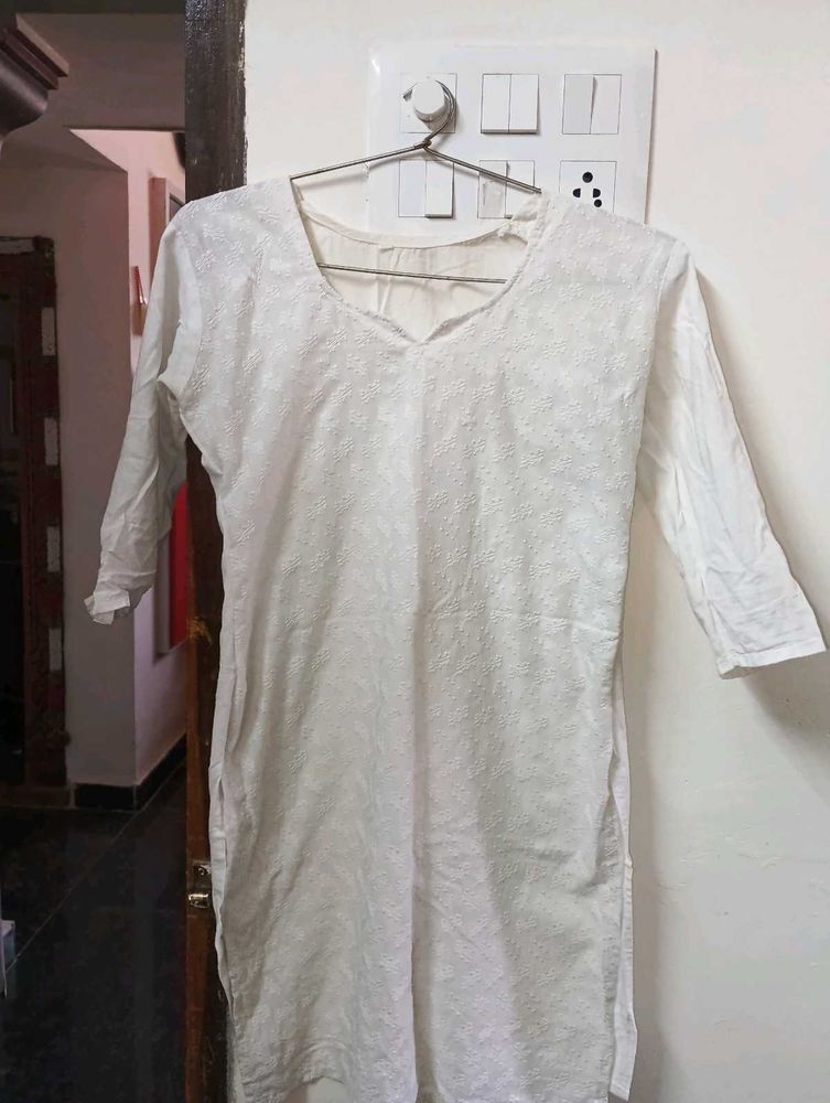 Elegant White Kurta