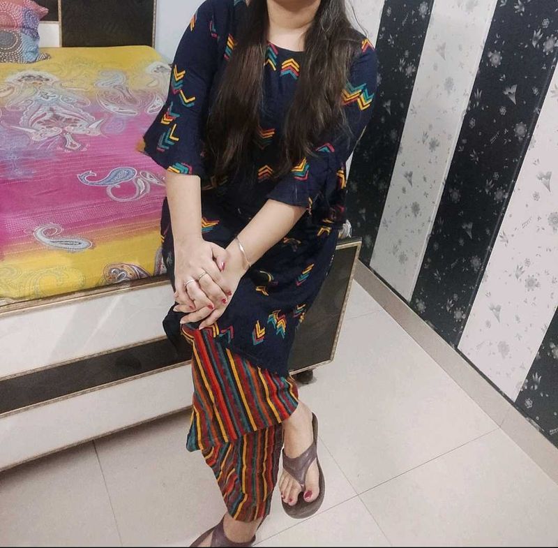 Kurti With Palazzo Set