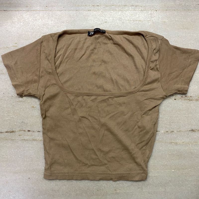 Zara Square Neck Top