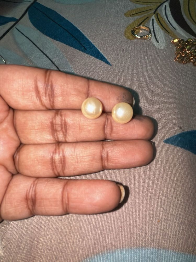 Pearl Stud Earrings