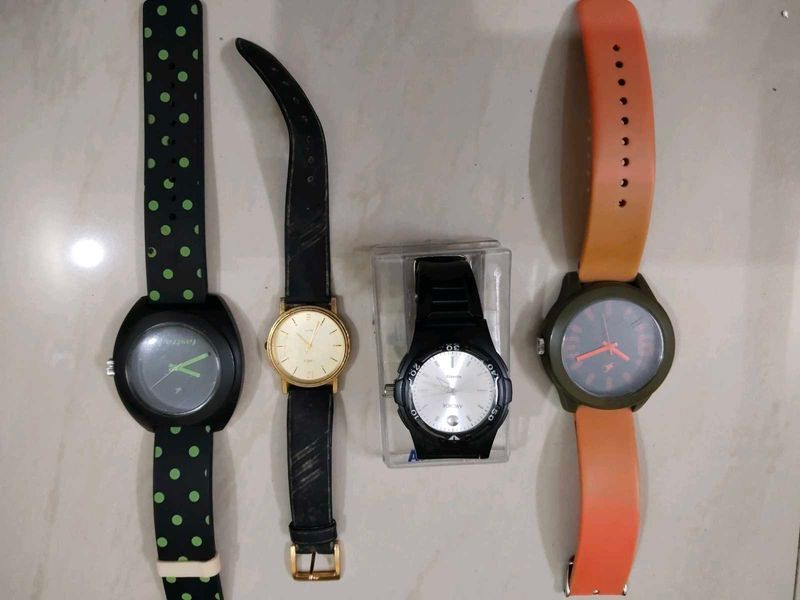 Lot of 4 Vintage Fashion Watches