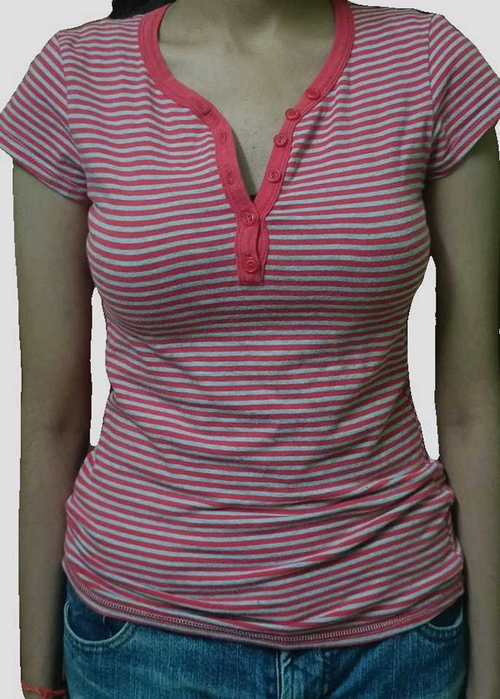 striped Y2K top