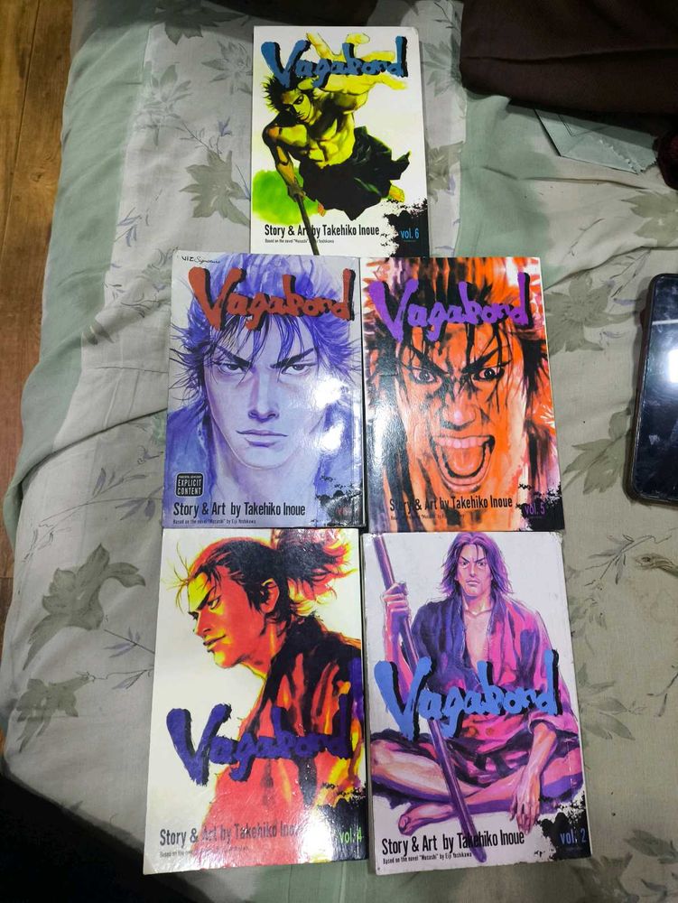 Vagabond Manga Set Volumes 1-5