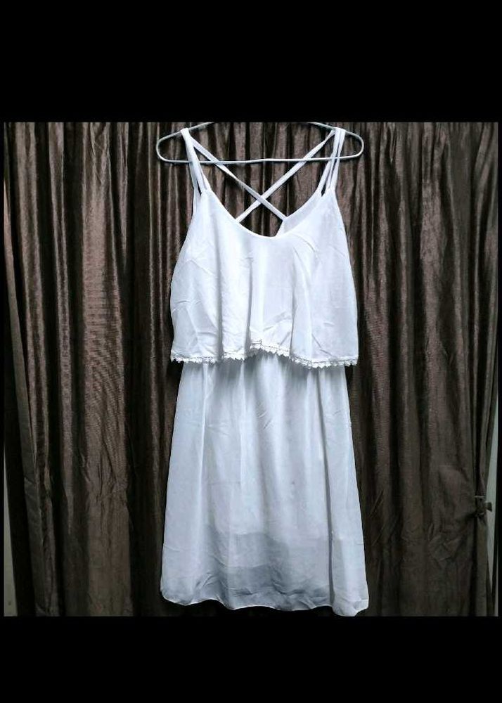 White Layered Sundress