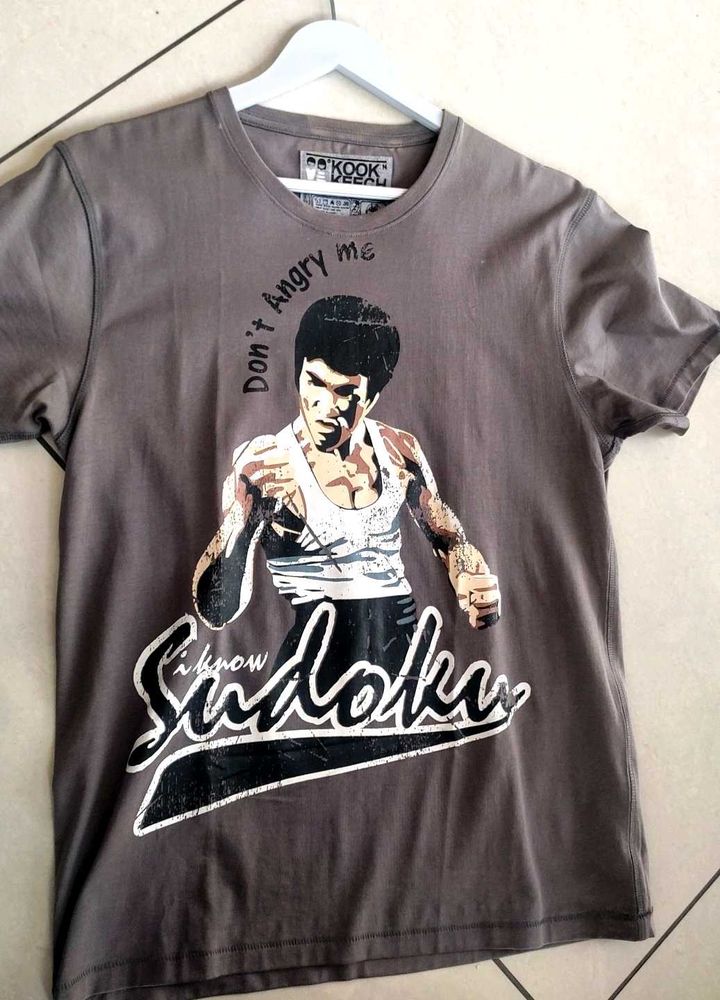 Bruce Lee Graphic Print T-Shirt