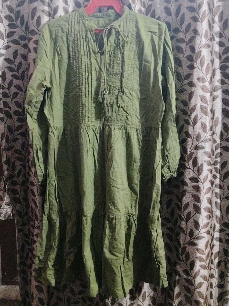 Green Casual Dress