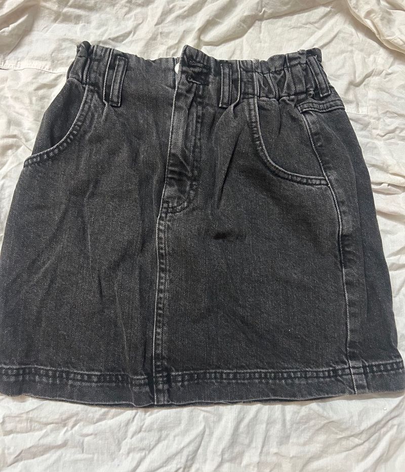 Denim Mini Skirt