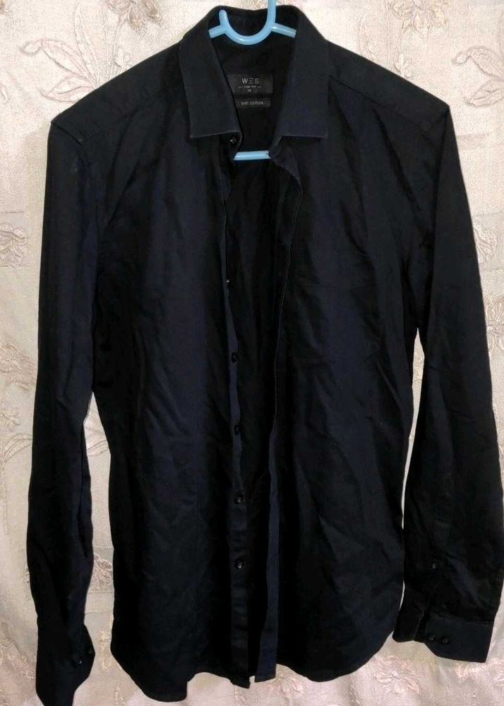 Black WES Formal Shirt