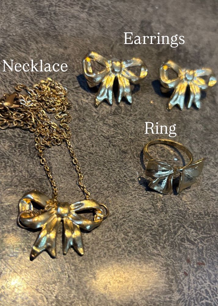 Bow Jewelry Set