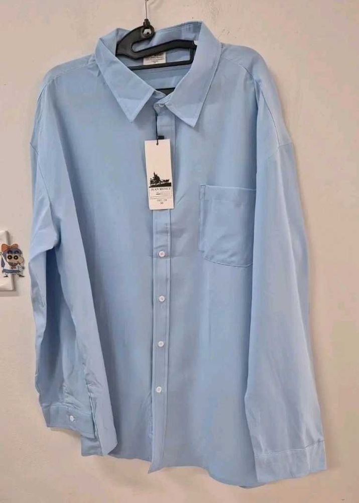 Blue Oversized Shirt