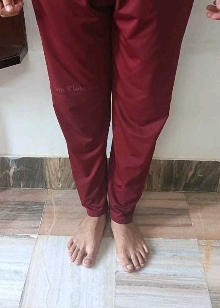 Fake Calvin Klein Maroon Trackpants