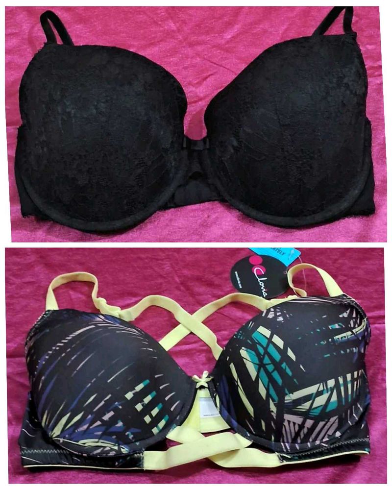 Combo Of 2 Clovia Bra Size 38E