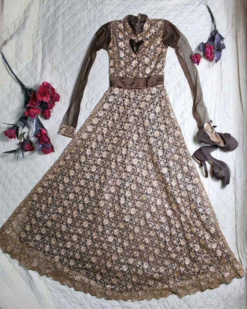 Elegant Floral Maxi Dress