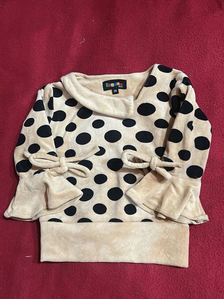 Polka Dot Baby Top