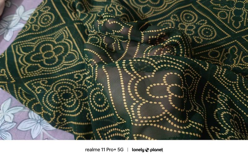 Green Bandhni Saree
