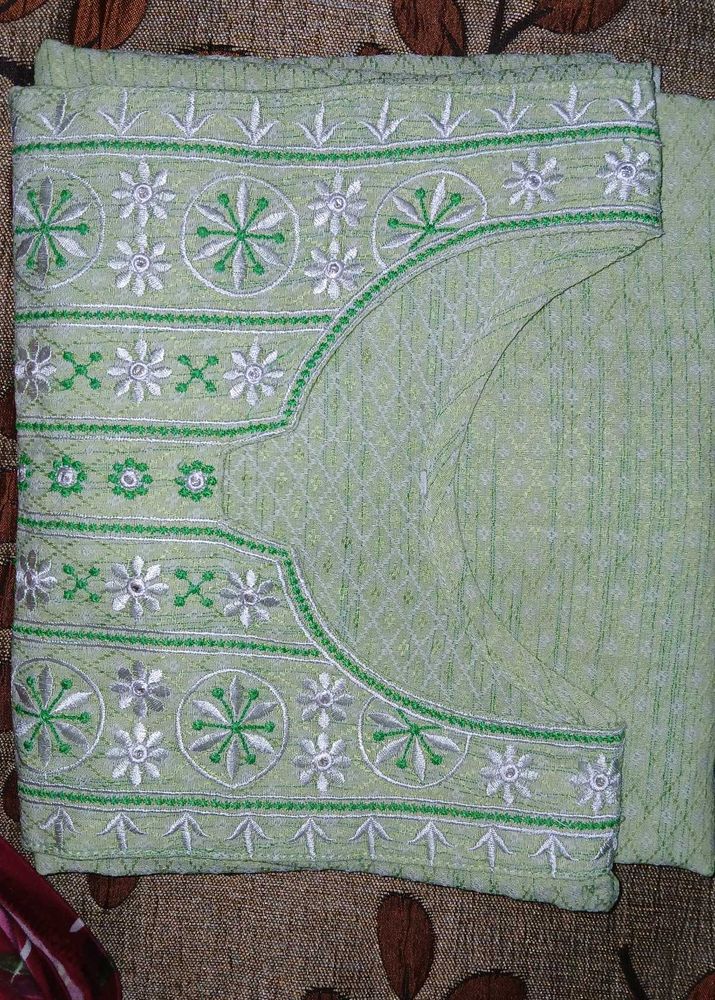 Elegant Embroidered Kurta Material
